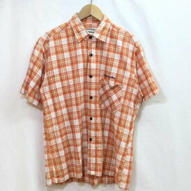 NEIGHBORHOOD ネイバーフッド 半袖 シャツ、ブラウス Shirt, Blouse チェック柄 シャツ ロゴ 刺繍 コットン100％ 日本製【USED】【古着】【中古】10085950