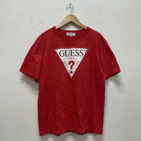 Guess ゲス 半袖 Tシャツ T Shirt GUESS JEANS / 18aw / GUESS s/s LV TEE W / CLASSIC LOGO_HIROSHIMA / MZ3K7719J / RED / S【USED】【古着】【中古】10086464