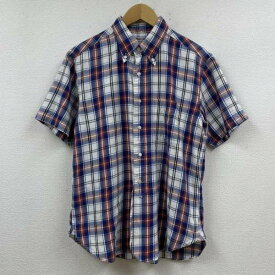 SUGAR CANE シュガーケーン 半袖 シャツ、ブラウス Shirt, Blouse 半袖 シャツ ブラウス Shirt デザインシャツ 胸ポケット ボタン チェック【USED】【古着】【中古】10087106