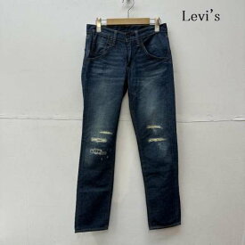 Levi's リーバイス デニム、ジーンズ パンツ Pants, Trousers Denim Pants, Jeans 511 ダメージ加工 リネン混 アンクル テーパード デニム パンツ ジーンズ【USED】【古着】【中古】10087206