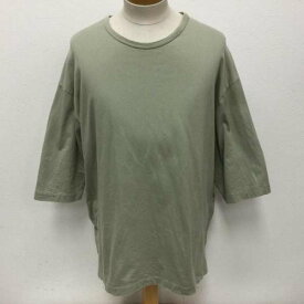 Dulcamara ドゥルカマラ 半袖 Tシャツ T Shirt 22SS アシンメトリー ベースボール BIG TEE ミニポケット付 左右袖大きさ違い 半袖Tシャツ 609【USED】【古着】【中古】10087949