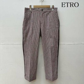 ETRO エトロ スラックス パンツ Pants, Trousers Slacks ストライプ マルチカラー ライン スラックス パンツ【USED】【古着】【中古】10088377