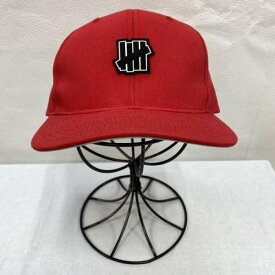 UNDEFEATED アンディフィーテッド キャップ 帽子 Cap UNDEFEATED / ICON STRAPBACK CAP / 6パネル / 191077500025 / RED【USED】【古着】【中古】10088512