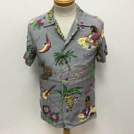 WACKO MARIA ワコマリア 半袖 シャツ、ブラウス Shirt, Blouse JAMAICA HAWAIIAN SHIRTS 総柄ジャマイカ レーヨン100% ハワイアンシャツ オープンカラーシャツ 半袖 アロハシャツ 609【USED】【古着】【中古】10088673