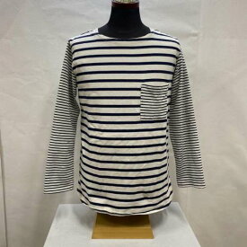 nonnative ノンネイティブ 長袖 Tシャツ T Shirt nonnative / sailor boat l/s - cotton border jersey / NN-C2506 / ボーダーカットソー / WHT-NVY / 1【USED】【古着】【中古】10089313