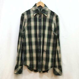 DIESEL ディーゼル 長袖 シャツ、ブラウス Shirt, Blouse 長袖ボタンシャツ チェック柄【USED】【古着】【中古】10089676