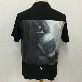 CRIMIE クライミー 半袖 シャツ、ブラウス Shirt, Blouse CR01-01K3-SH72 プレイボーイ コラボ PLAYBOY POISON PHOTO SHIRT レーヨン混 半袖オープンカラーシャツ 609【USED】【古着】【中古】10090908