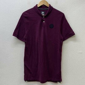 NIKE ナイキ 半袖 ポロシャツ Polo Shirt 503325-689 ショールカラー サイドライン 鹿の子【USED】【古着】【中古】10092186