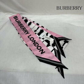 BURBERRY バーバリー ストール一般 ストール Large Scarf Scarf ツイリー ロゴ ゼブラ スカーフ 2本セット【USED】【古着】【中古】10092485