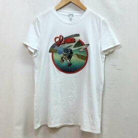 LOEWE ロエベ 半袖 Tシャツ T Shirt プリント Tシャツ 人工衛星 ポリエステル100％ A-28003861【USED】【古着】【中古】10093245