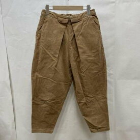 CONGESPAYES コンジェペイエ ワークパンツ、ペインターパンツ パンツ Pants, Trousers Work Pants, Cargo Pants, Painter's Pants conges payes コンジェ ペイエ コーデュロイパンツ タック ウエストゴム ベージュ【USED】【古着】【中古】10094050