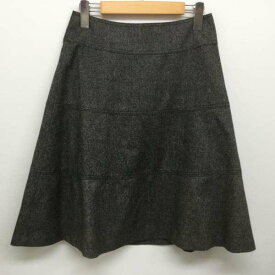 Burberry London バーバリーロンドン ひざ丈スカート スカート Skirt Medium Skirt FX087-888-07 ウール混 ツイード フレアスカート【USED】【古着】【中古】10097175