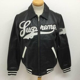 Supreme シュプリーム レザージャケット ジャケット、上着 Jacket 16SS Uptown Atuded Leather Varsity Jacket ロゴスタッズ ラムレザー ジャケット【USED】【古着】【中古】10097554