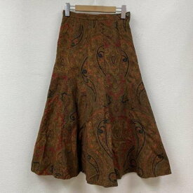 KENZO ケンゾー ロングスカート スカート Skirt Long Skirt 90s マーメイド スカート フレア ロング ペイズリー 総柄 ハーフジップ【USED】【古着】【中古】10098773