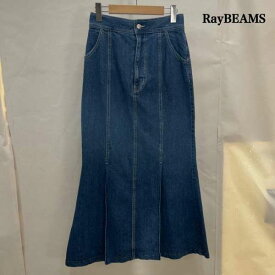 Ray BEAMS レイビームス ロングスカート スカート Skirt Long Skirt Ray BEAMS タイトスカート マーメイド ロング デニム ブルー スリット サイズ1【USED】【古着】【中古】10099326