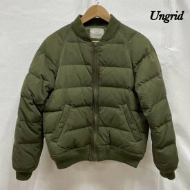 Ungrid アングリッド ジャンパー、ブルゾン ジャケット、上着 Jacket Ungrid アングリッド 111650017101 ダウンジャケット M ポリエステル KHK 無地【USED】【古着】【中古】10099377