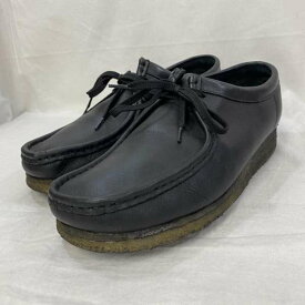 Clarks Originals クラークス オリジナルズ 革靴 革靴 Leather Shoes 26037981 Wallabee ワラビー レザー ブラック UK10.5/28.5cm【USED】【古着】【中古】10100250