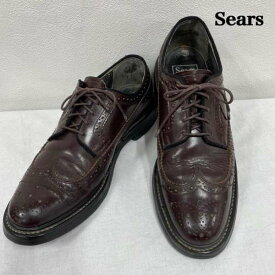 SEARS シアーズ 革靴 革靴 Leather Shoes Sears 80's～90’s ウィングチップ レザー シューズ vintage ヴィンテージ 韓国製 74609-669 27.5cm【USED】【古着】【中古】10100677