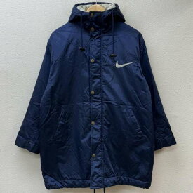 NIKE ナイキ ジャンパー、ブルゾン ジャケット、上着 Jacket 90年代 銀タグ 中国製 中綿キルティングライナー ベンチコート フード ナイロン【USED】【古着】【中古】10100847