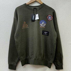 AVIREX アヴィレックス 長袖 トレーナー Sweat, Sweatshirt 783-3132019 TOP GUN CREW NECK SWEAT トップガン ロゴ クルーネック スウェット【USED】【古着】【中古】10101028