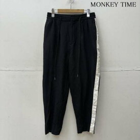 MONKEY TIME モンキータイム スラックス パンツ Pants, Trousers Slacks LINE FLN WIDE 1P EASY イージーパンツ【USED】【古着】【中古】10101046