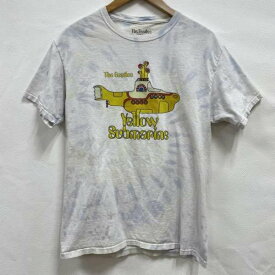 USED 古着 半袖 Tシャツ T Shirt THE BEATLES ビートルズ Yellow Submarine バンドTシャツ バンT ©2020 タイダイ S【USED】【古着】【中古】10101795