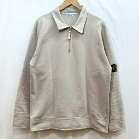 STONE ISLAND ストーンアイランド 長袖 トレーナー Sweat, Sweatshirt ハーフジップ トレーナー ロゴ ワッペン【USED】【古着】【中古】10101810