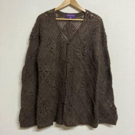 NEPENTHES ネペンテス 長袖 カーディガン Cardigan 透かし編みニット Vネック モヘヤカーディガン【USED】【古着】【中古】10102016