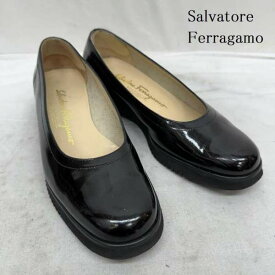 Salvatore Ferragamo サルヴァトーレフェラガモ パンプス パンプス Pumps エナメル 厚底 パンプス【USED】【古着】【中古】10102250