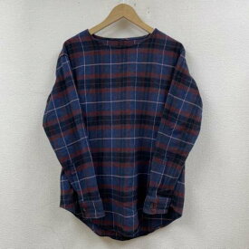 LAD MUSICIAN ラッドミュージシャン 長袖 カットソー Cut and Sewn タータン チェック プルオーバー シャツ ノーカラー【USED】【古着】【中古】10102964