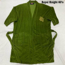 VINTAGE ヴィンテージ コート一般 コート Coat Royal Knight ロイヤルナイト 60's 1960年代 ロングコート ガウン 刺繍ロゴ【USED】【古着】【中古】10103402