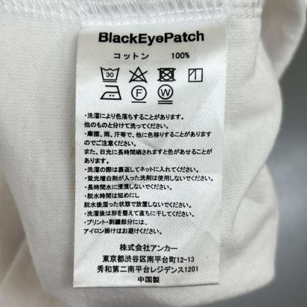 新品大セール BlackEyePatch ブラックアイパッチ 半袖 Tシャツ T Shirt