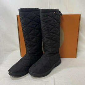 USED 古着 ロングブーツ ブーツ Boots Long Boots 72237 BOGS ボグス SNOWDAY TALL 防水ブーツ BLACK 24cm【USED】【古着】【中古】10103927