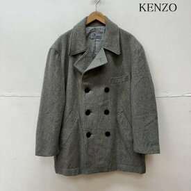 KENZO ケンゾー ピーコート コート Coat KHJ-212 90's 葛飾北斎 波タグ ウール ピーコート Pコート【USED】【古着】【中古】10104472