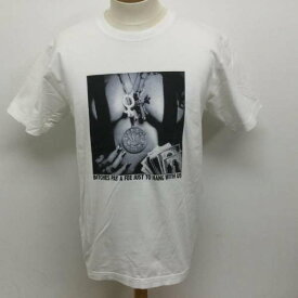 ANDSUNS アンドサンズ 半袖 Tシャツ T Shirt クルーネック フロントプリント 半袖Tシャツ【USED】【古着】【中古】10104556