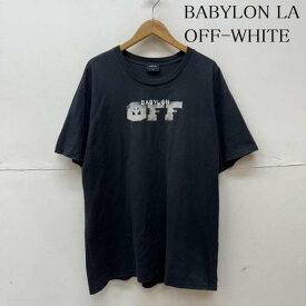 off white オフホワイト 半袖 Tシャツ T Shirt BABYLON LA ロゴ スカル Tシャツ【USED】【古着】【中古】10104566