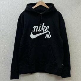 NIKE ナイキ 長袖 パーカー Hooded Sweatshirt, Hoodie CW4384-010 SB Craft Pullover Hoodie ロゴ プリント プルオーバー フーディ スウェット【USED】【古着】【中古】10104645