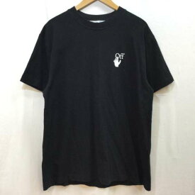 off white オフホワイト 半袖 Tシャツ T Shirt 21AW Caravaggio Hand T-shirt Tシャツ ブラック XXS OMAA038F21JER006 ITIPYUKRWGNK【USED】【古着】【中古】10104896