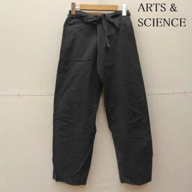 ARTS &amp; SCIENCE アーツアンドサイエンス ワークパンツ、ペインターパンツ パンツ Pants, Trousers Work Pants, Cargo Pants, Painter's Pants 011-00307-010 変形 イージー パンツ【USED】【古着】【中古】10105845