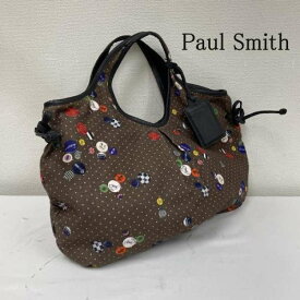 Paul Smith ポールスミス トートバッグ トートバッグ Tote Bag ハンドバッグ トート 大きめ 総柄 ドット パスケース付き【USED】【古着】【中古】10105952