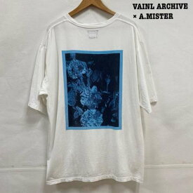 VAINL ARCHIVE ヴァイナル アーカイブ 半袖 Tシャツ T Shirt Vainl Archive × A.MISTER 2020ss ANDY Mister ROSE 2220029 L【USED】【古着】【中古】10105958