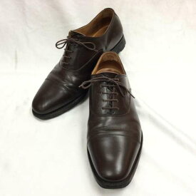 SCOTCH GRAIN スコッチグレイン 革靴 革靴 Leather Shoes 2726 シャインオアレイン ストレートチップ【USED】【古着】【中古】10106131