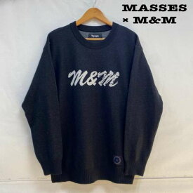 M&amp;M エムアンドエム 長袖 ニット、セーター Knit, Sweater MASSES × M&amp;M CUSTOM PERFORMANCE ジャガードニット M【USED】【古着】【中古】10106393