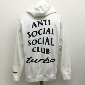 NEIGHBORHOOD ネイバーフッド 長袖 パーカー Hooded Sweatshirt, Hoodie ANTI SOCIAL SOCIAL CLUB TURBO アンチ ソーシャル クラブ コラボ USA製 ASSC TURBO CE HOODED LS デロゴ プルオーバーパーカー【USED】【古着】【中古】10106476