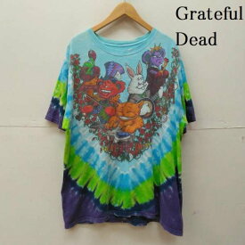USED 古着 半袖 Tシャツ T Shirt Liquid Blue Wonderland Jamband Grateful Dead タイダイ Tシャツ【USED】【古着】【中古】10106503