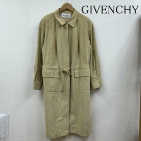 GIVENCHY ジバンシィ ジャンパー、ブルゾン ジャケット、上着 Jacket ステンカラー コート ジャケット ボタン ロゴ 刻印入り ウエスト絞りリボン 418243-23【USED】【古着】【中古】10106980