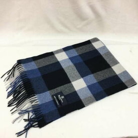 Aquascutum アクアスキュータム マフラー マフラー Long Scarf カシミヤ 100％ チェック柄【USED】【古着】【中古】10107000