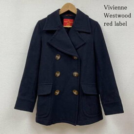 Vivienne Westwood red label ヴィヴィアン ウエストウッド レッドレーベル ピーコート コート Coat ダブルボタン オーブ ウール コート ピーコート Pコート ジャケット【USED】【古着】【中古】10107123