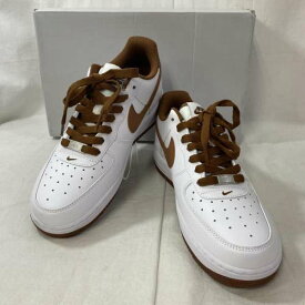NIKE ナイキ スニーカー スニーカー Sneakers dh7561-100 AIR FORCE 1 '07 WHITE/PECAN-WHITE 22SP-I US8/25cm【USED】【古着】【中古】10107414