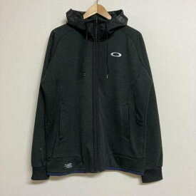 OAKLEY オークリー 長袖 パーカー Hooded Sweatshirt, Hoodie OAKLEY Enhance Technical Fleece Jacket ロゴプリント スウェット フルジップパーカー 461488JP【USED】【古着】【中古】10107739